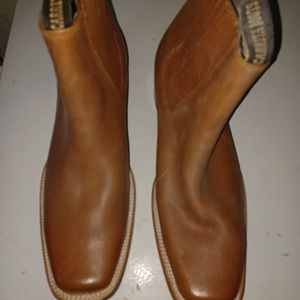 Slip on western boots